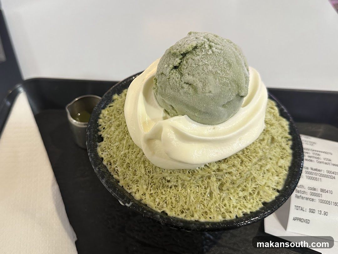 Matcha Ice Cream Dessert