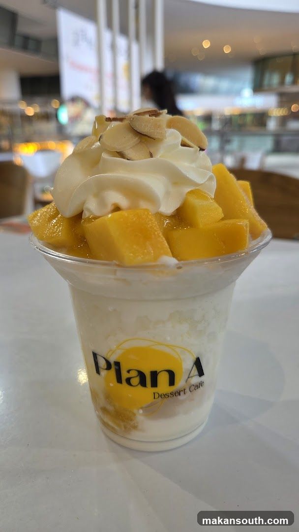 Mango Shaved Ice Dessert