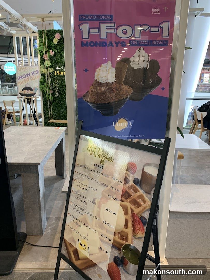 Promotional Poster and Menu Board Display