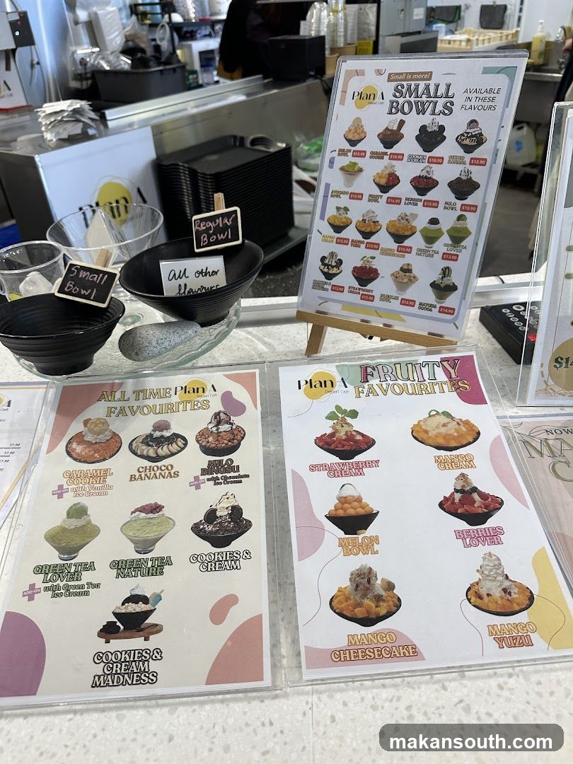 Bowl Menu Display