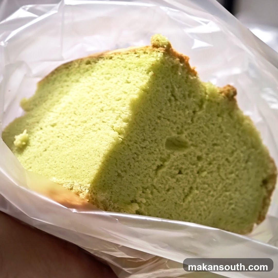 Green Cake Slice