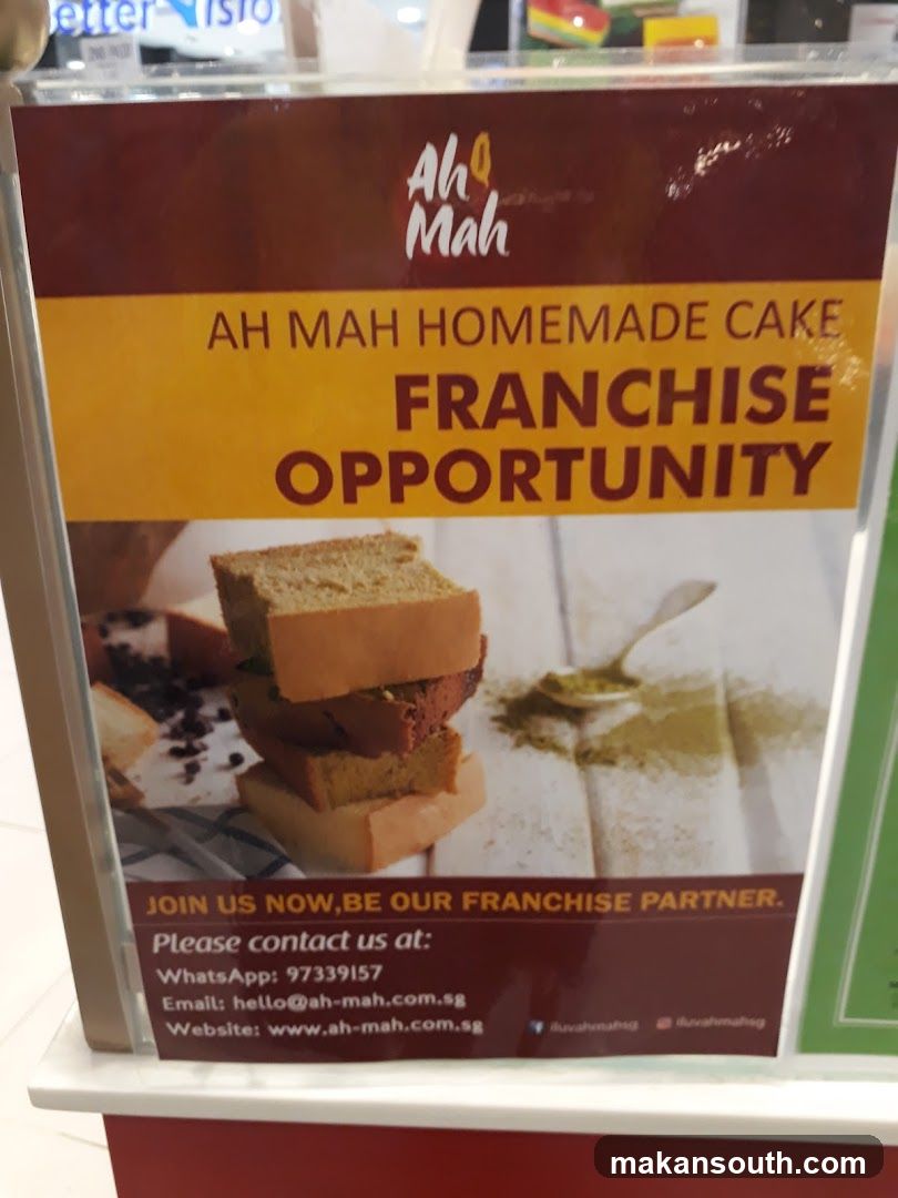 Ah Mah Homemade Cake Franchise Opportunity