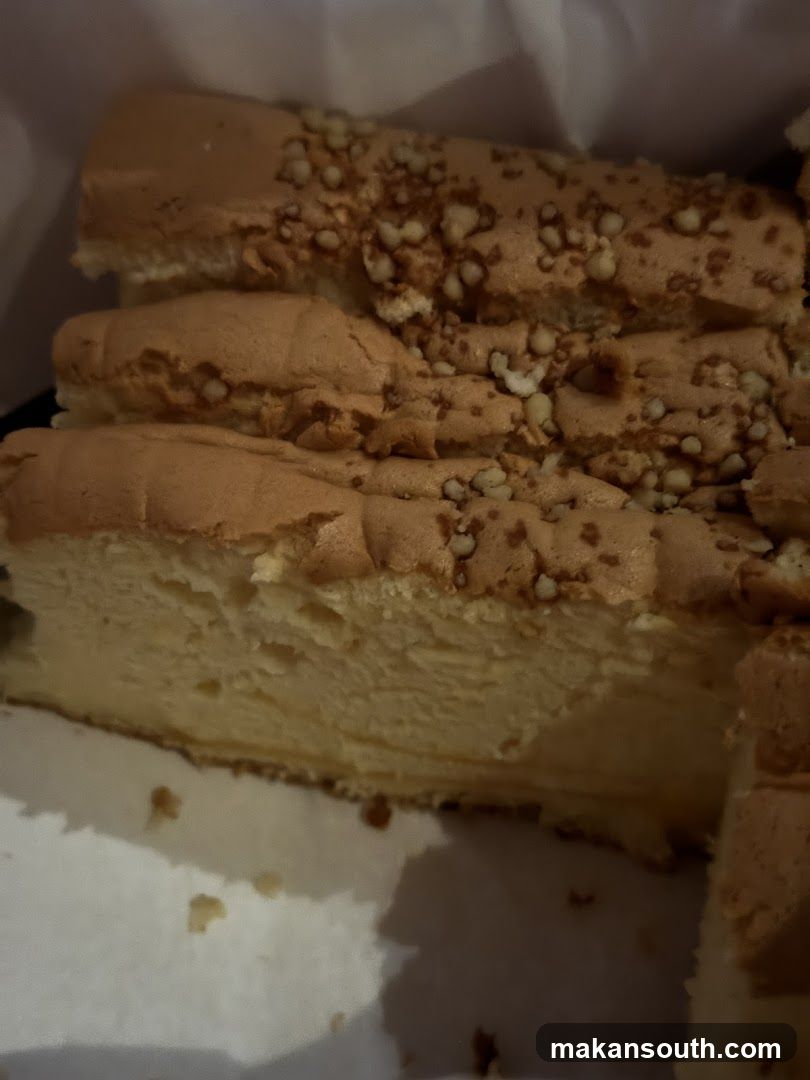 Sliced Cake with Topping