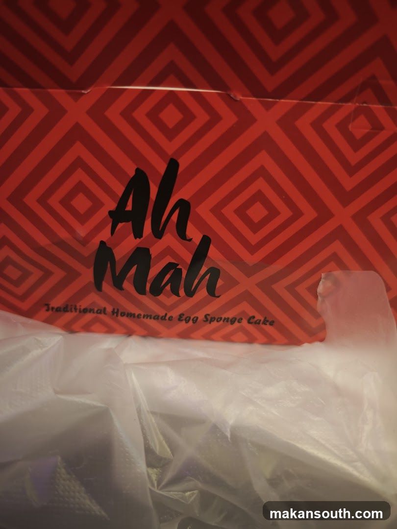 Ah Mah Egg Sponge Cake Packaging