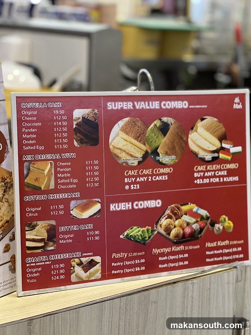 Melt Menu Board