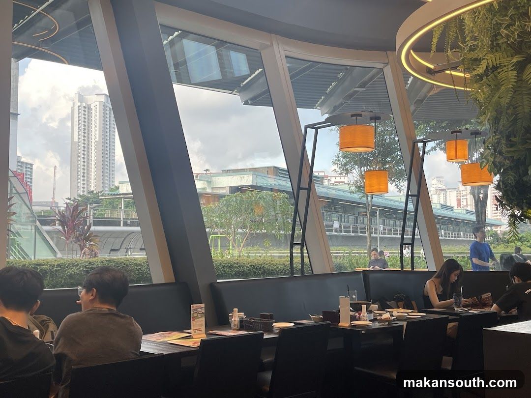 Dining Interior with City View