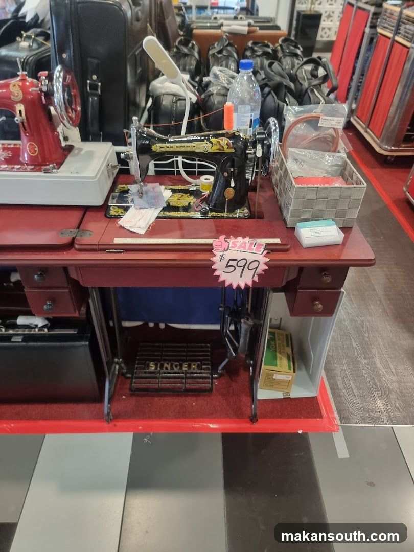 Sewing Machine Display