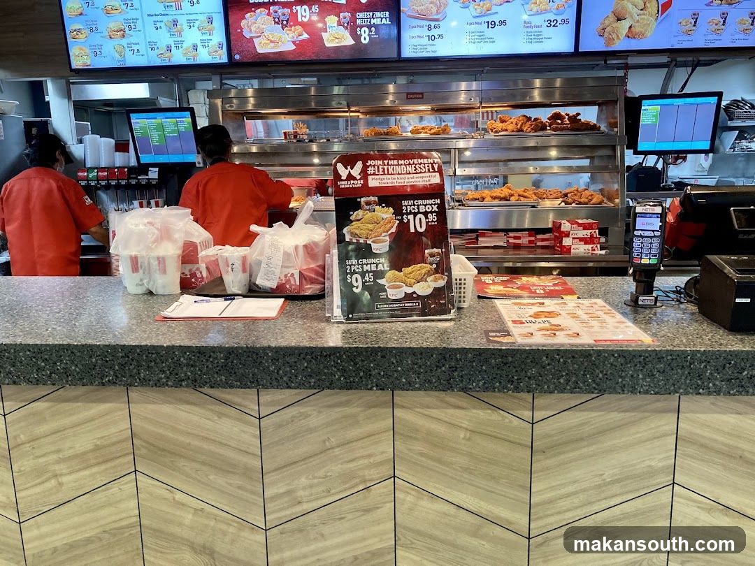 Fast Food Counter Interior