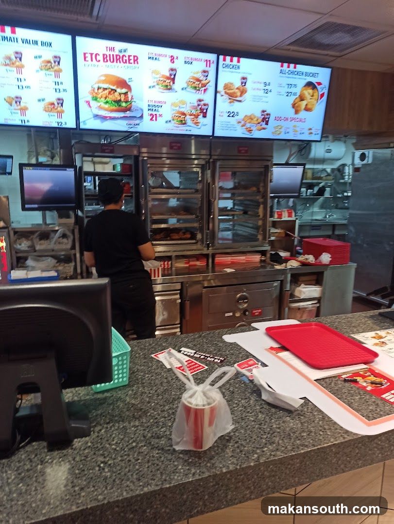Fast Food Counter Interior