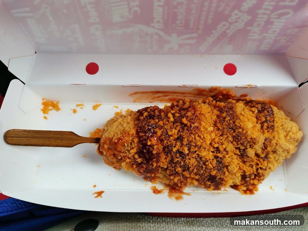 Fried Chicken with Sauce in Box