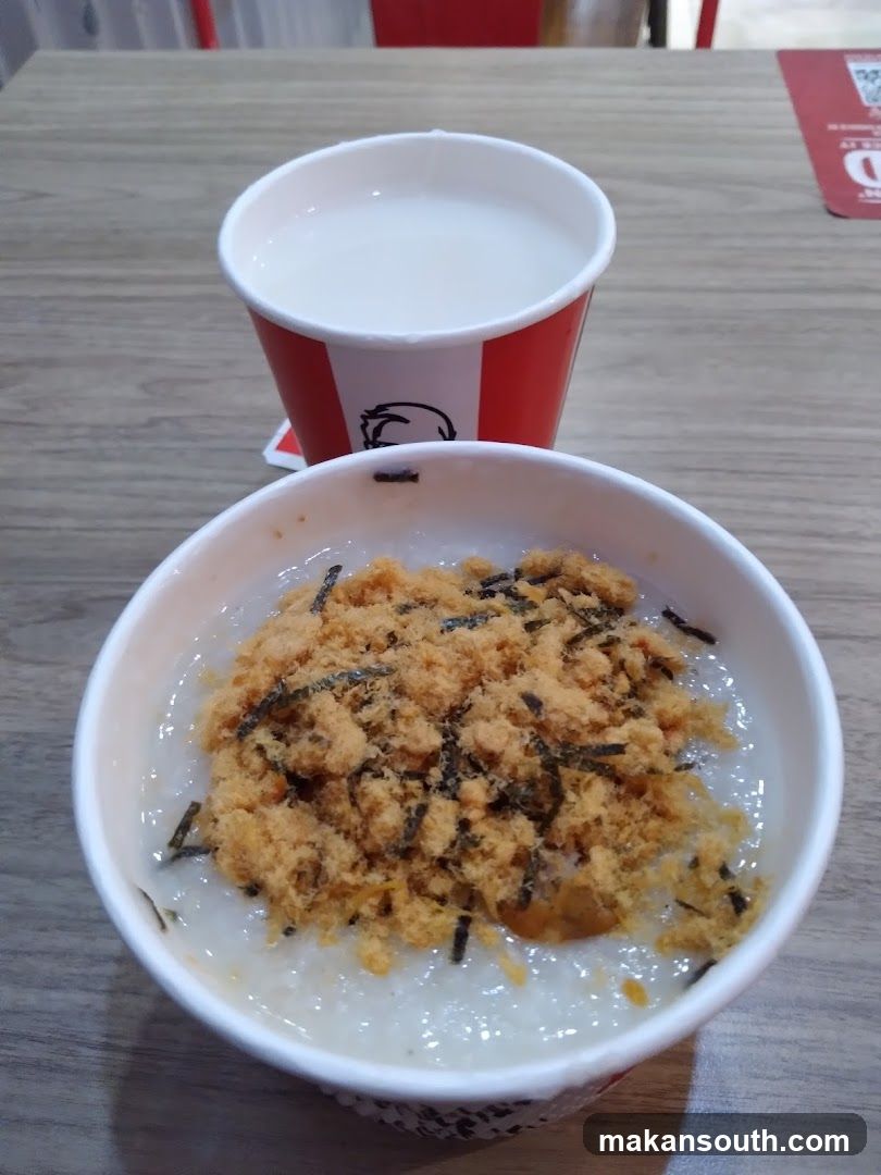 KFC Bowl with Milk
