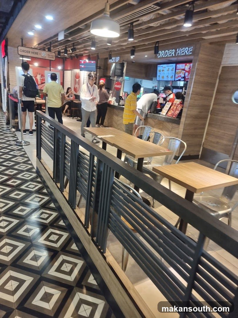 Restaurant Interior with Ordering Counter