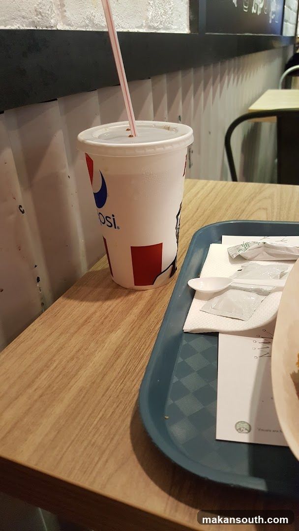 Pepsi Cup and Tray on Table