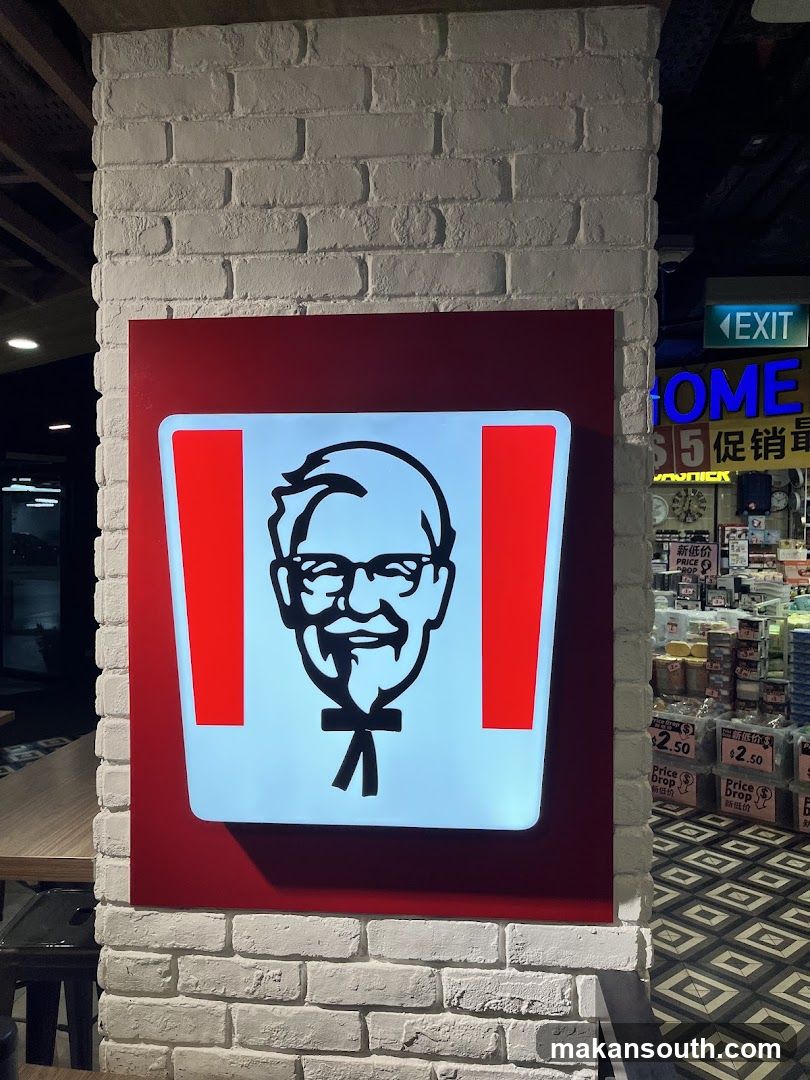 KFC Signage in Store Interior