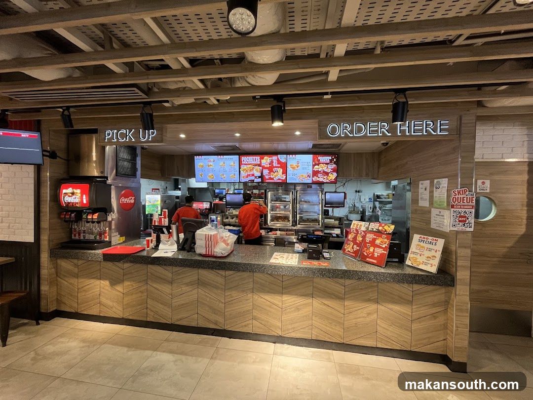 Fast Food Counter Interior