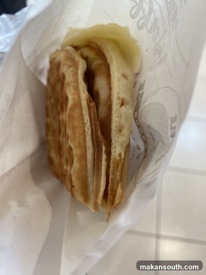 Waffle Sandwich in Wrapper