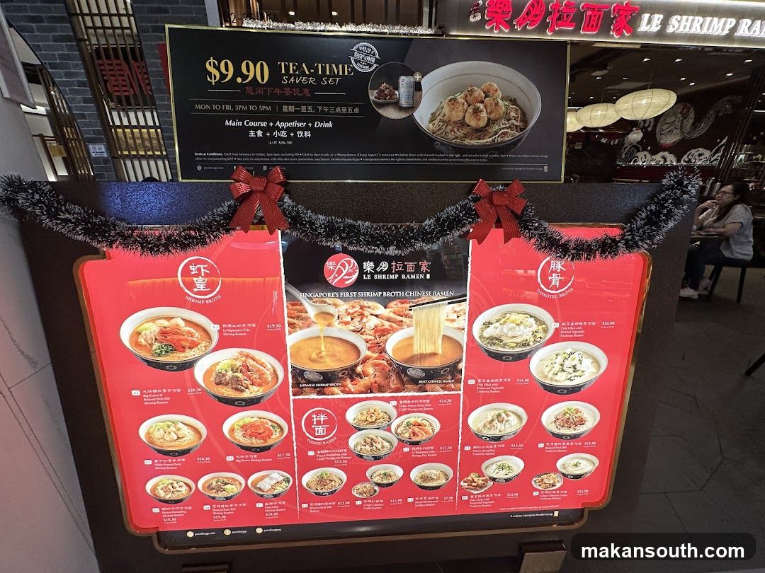 Shrimp Noodle Shop Display