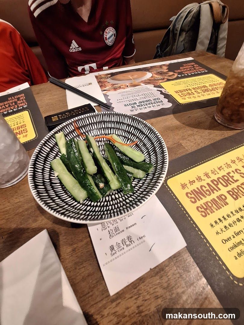 Dining Table with Food and Menu