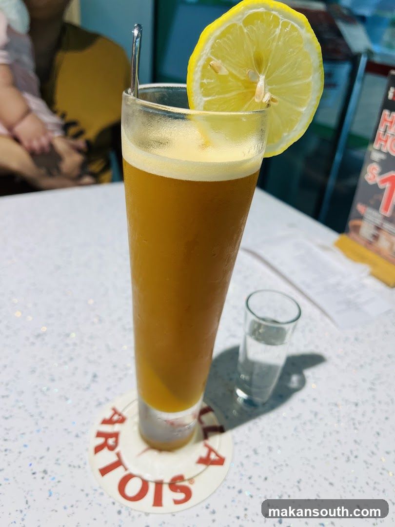Lemonade with Shot Glass