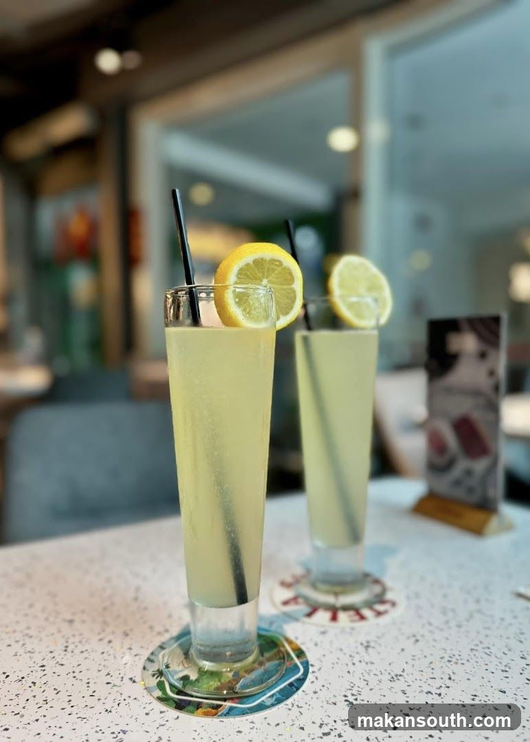 Lemonade Drinks on a Table