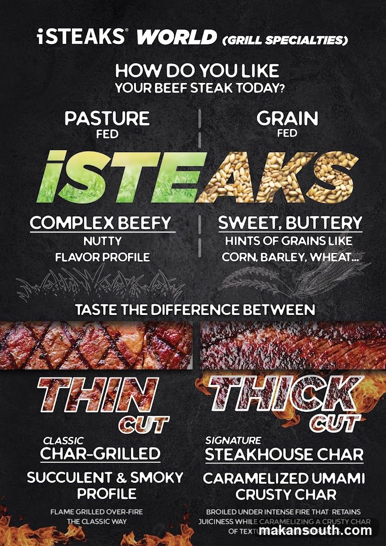iSteaks World Grill Specialties Ad