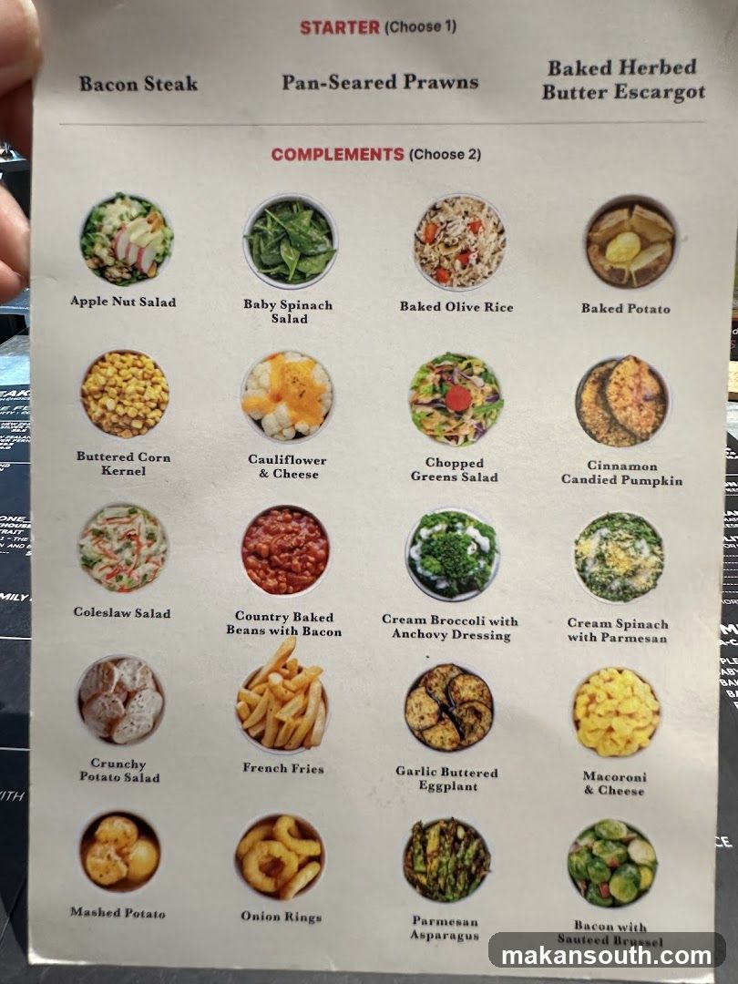 Restaurant Menu Page