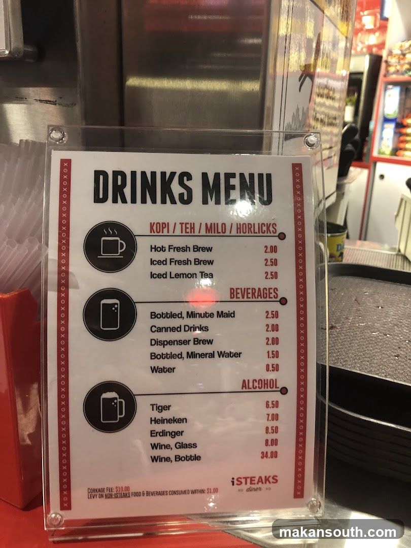 Drinks Menu