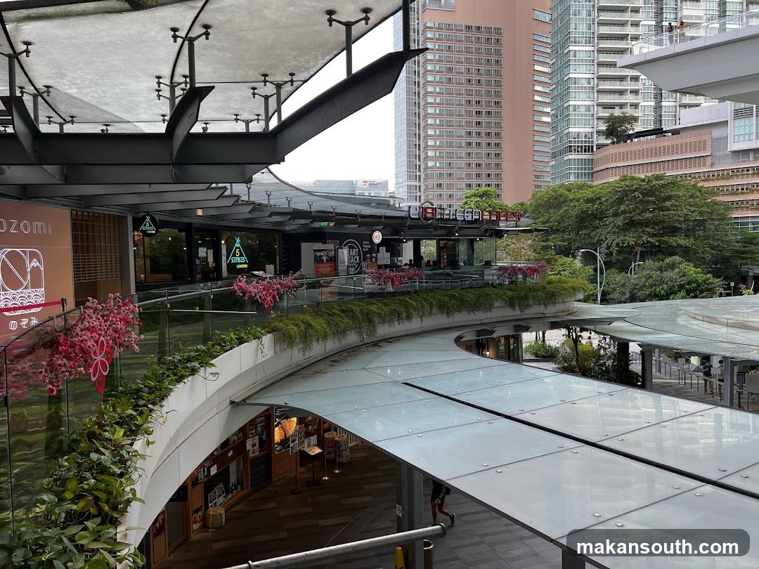 Urban Shopping Center Interior View