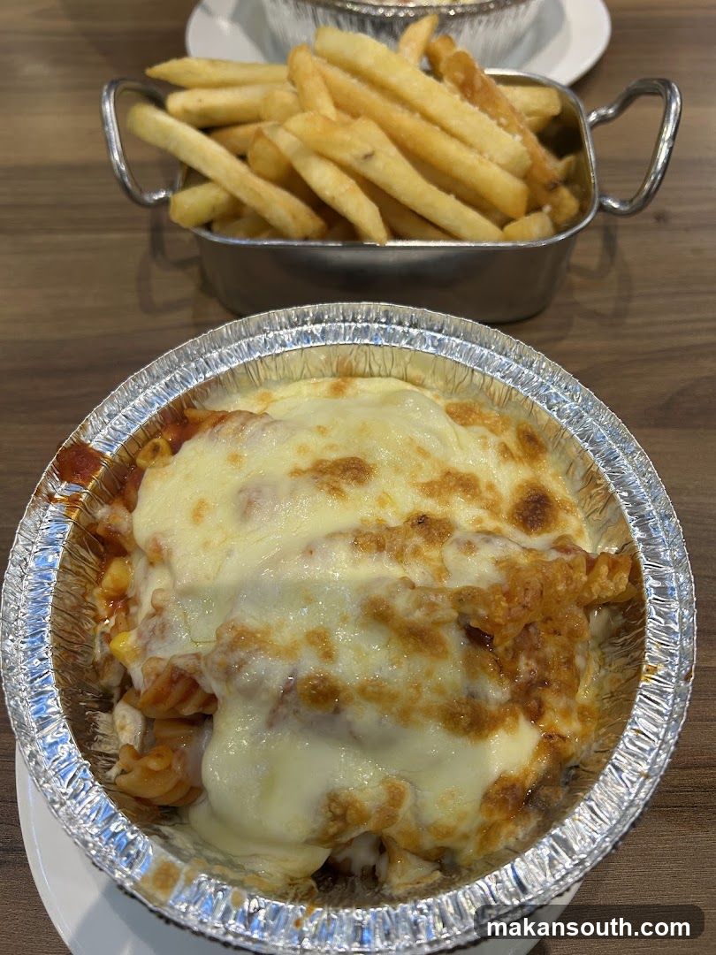 Baked Pasta with Fries
