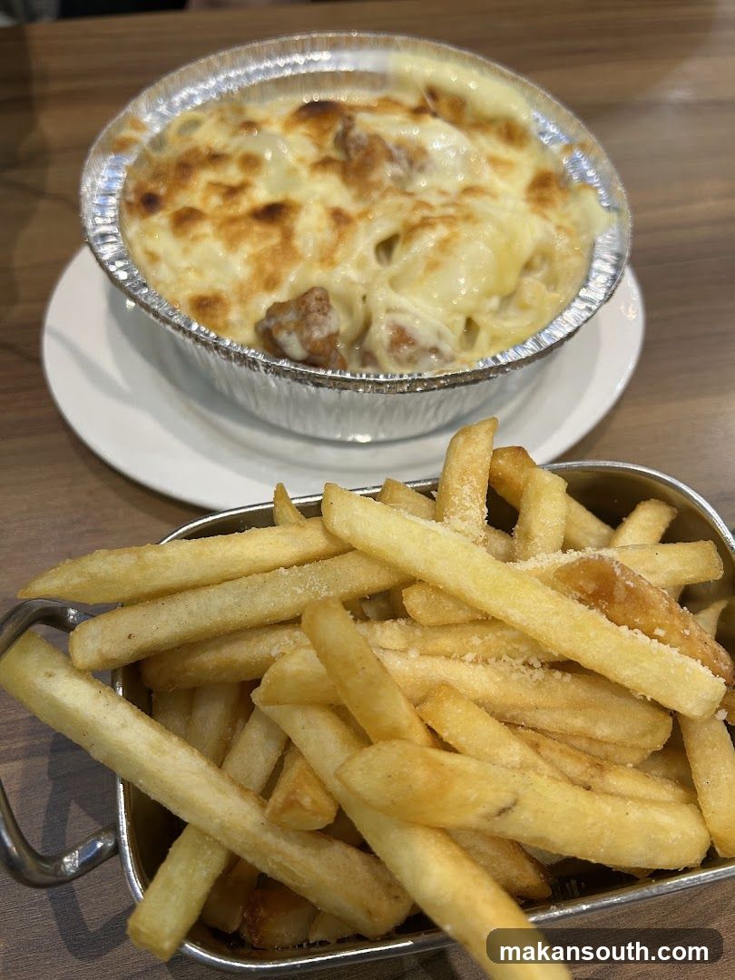 Fried Chicken and Fries Meal