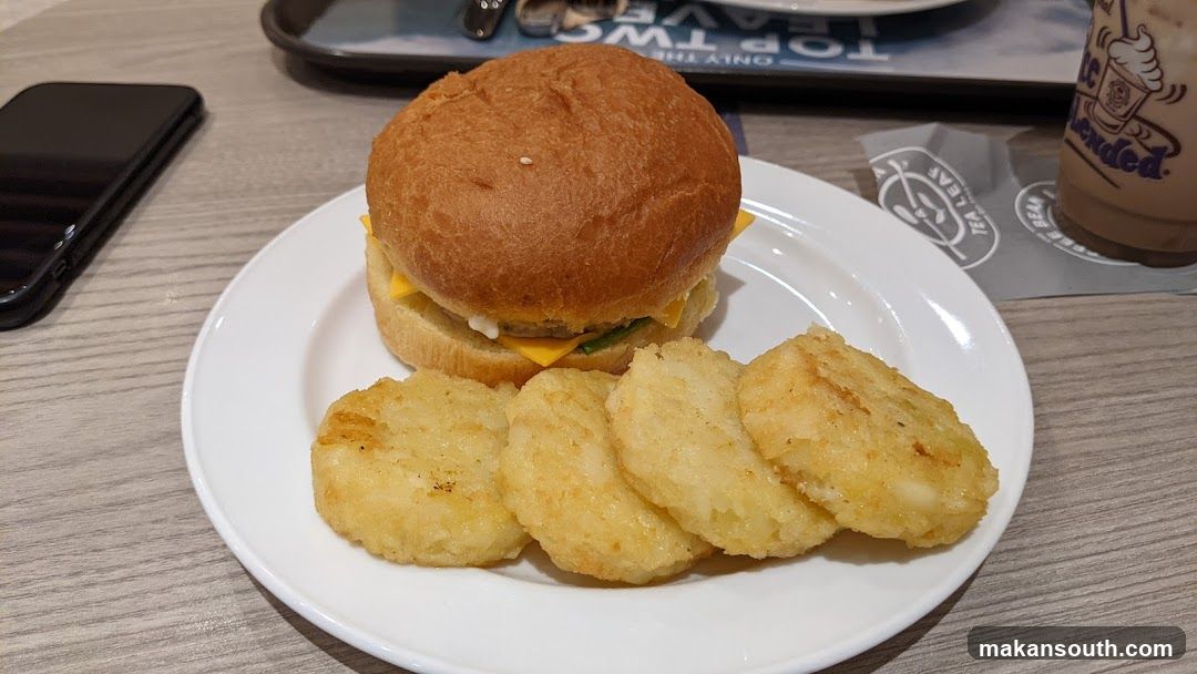 Burger and Fries Meal
