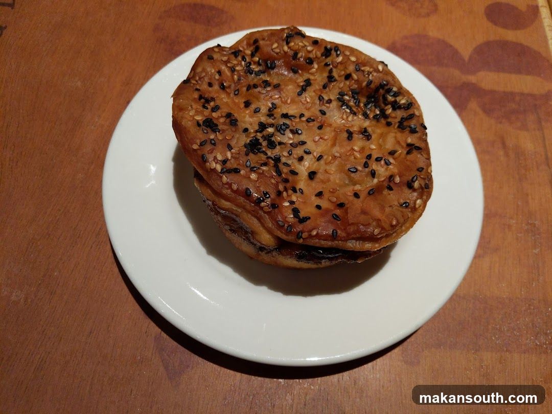 Sesame Seed Pastry on Plate