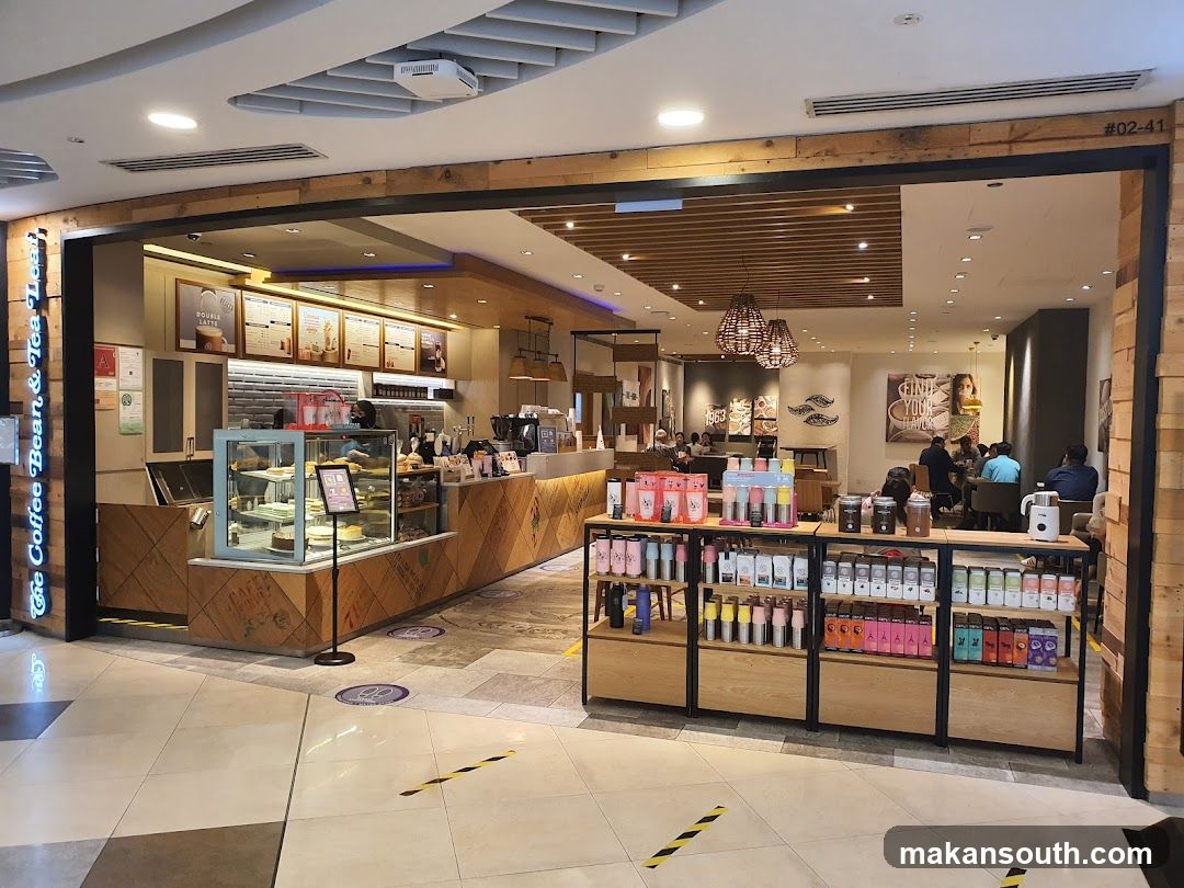 Coffee Shop Interior with Product Display