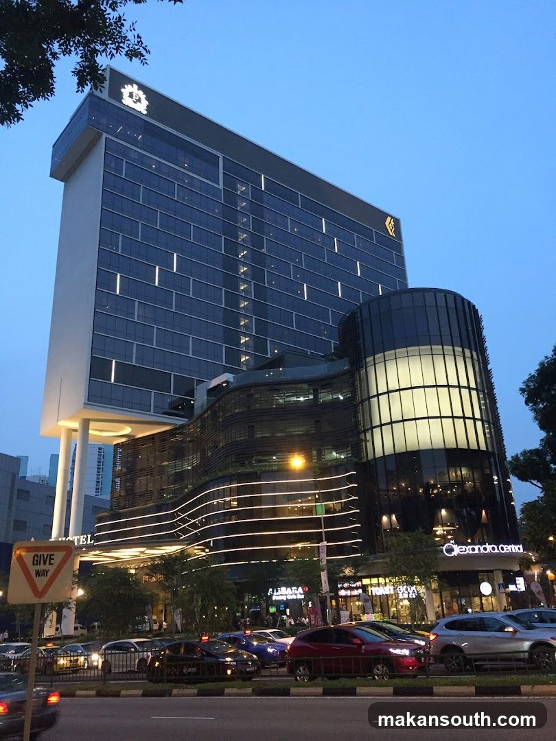 Evening Cityscape with Modern Building