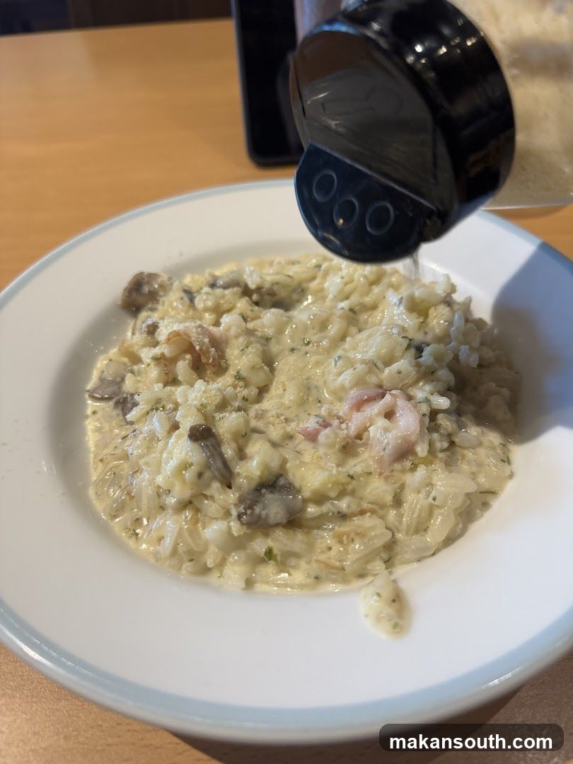 Creamy Pasta with Shrimp and Mushrooms