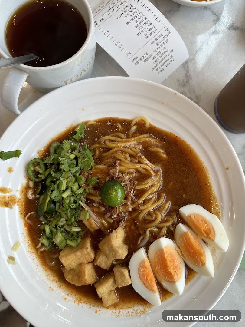 Noodle Dish with Broth and Toppings