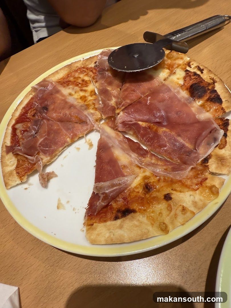 Pizza with Prosciutto
