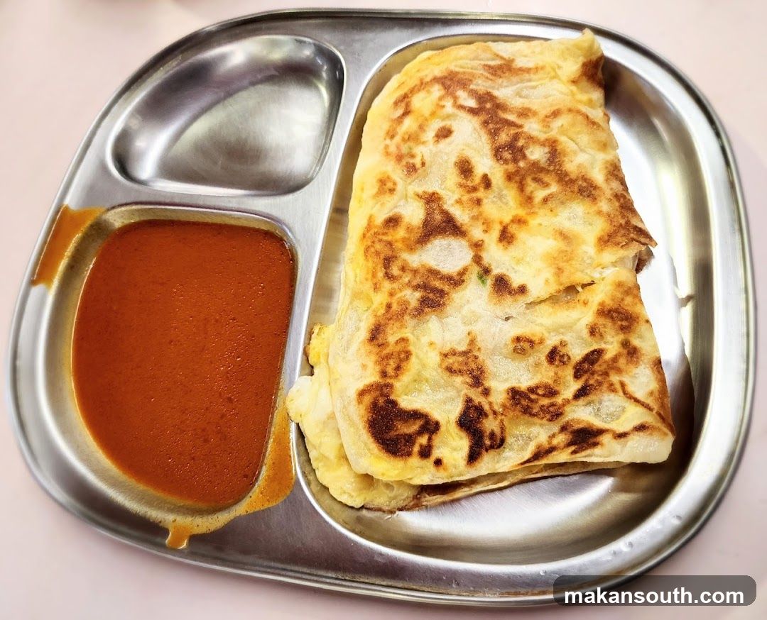 Roti Canai with Curry Sauce