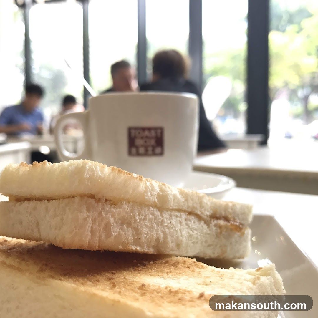 Toast and Coffee at Cafe
