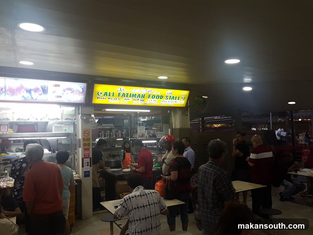 Food Stall Interior Scene