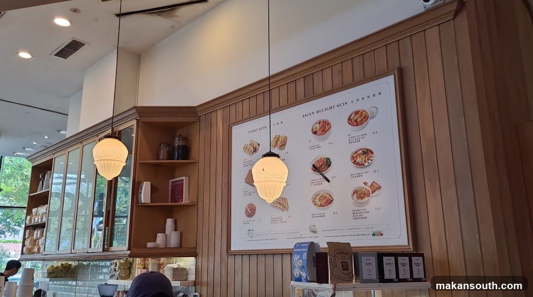 Interior of a cafe or restaurant