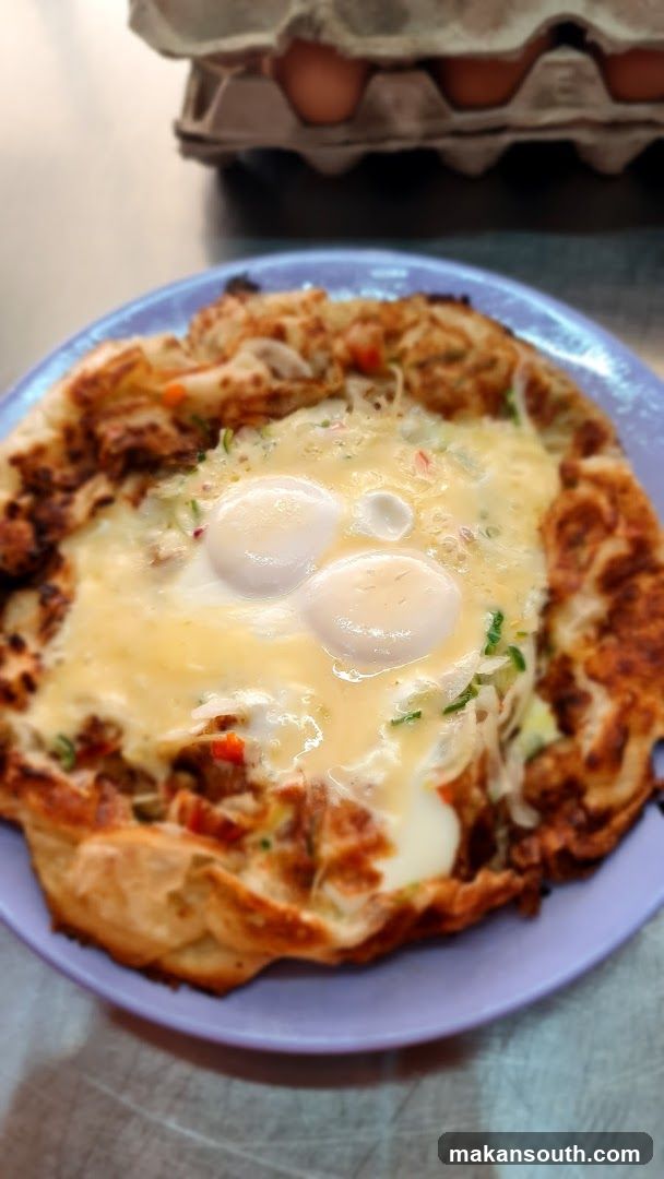 Egg Pancake with Two Whole Eggs