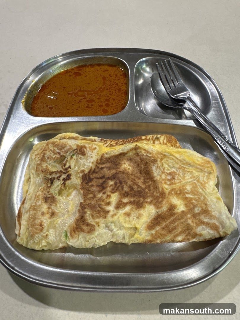 Roti Canai with Curry Sauce