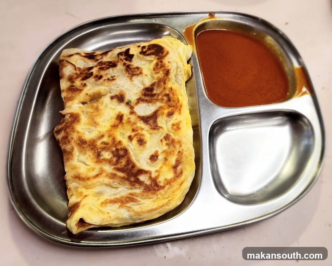 Roti Canai with Curry Sauce