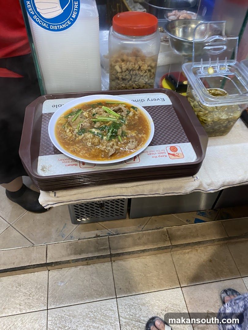 Food Tray with Soup Dish