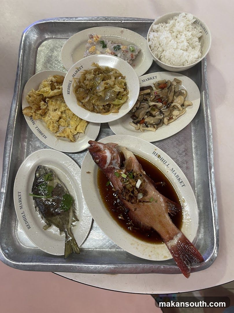 Food Tray with Dishes