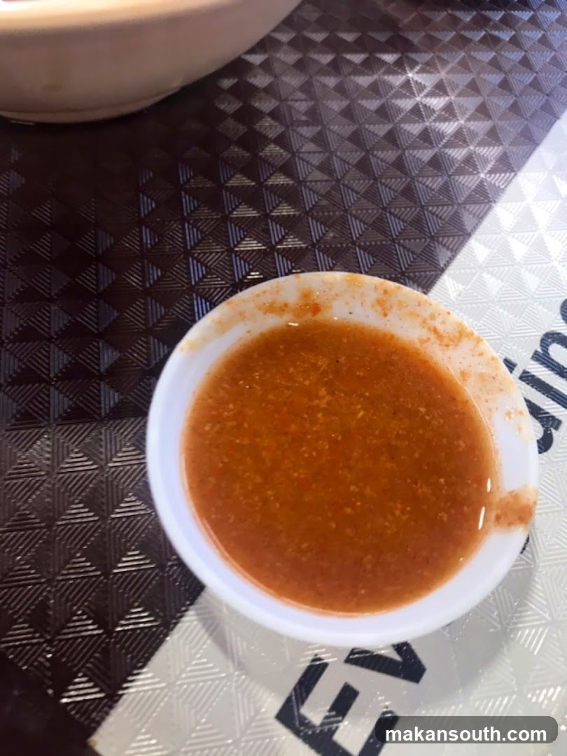 Sauce Bowl on Table