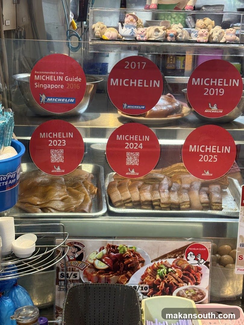 Michelin Star Food Stall Display