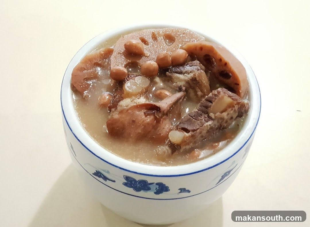 Lotus Root and Bean Soup with Bone