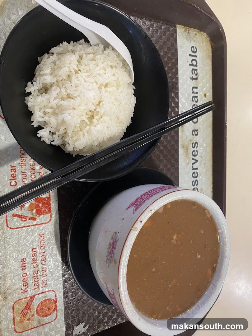 Rice and Soup Meal